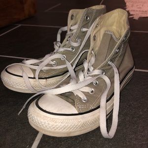 Converse High-Tops-Khaki